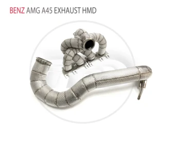 Выпускной коллектор HMD Downpipe для Benz AMG A45 Автомобильные аксессуары с коллектором каталитического нейтрализатора без патрубка Cat