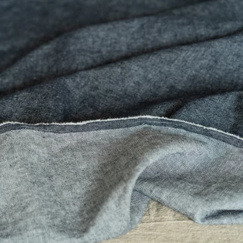 Джинсовая ткань, синяя саржа, имитация хлопка и льна, джинсовая рубашка, брюки-бананы, японская ткань для одежды, ткань для одежды своими руками