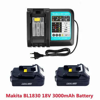 Для Makita BL1830 18V 3000mAh Замена батареи электроинструмента BL1815 BL1840 LXT400 194204-5 194205-3 194309-1 L70 0