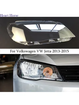 Для Volkswagen VW Jetta 2013 2014 2015, крышка фары, объектив фары, Передние фары, прозрачные абажуры, Автомобильная лампа