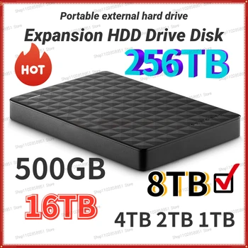 Жесткий диск с расширением 256 ТБ 500 ГБ 1 ТБ USB3.0 Внешний жесткий диск 2,5 