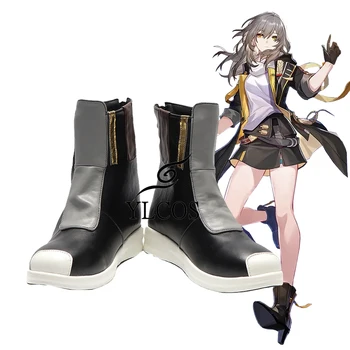 Игра Honkai: Звездный Рельс Косплей Первопроходец Стелла Келус Косплей Ботинки Для Мужчин Женщин Мальчиков Девочек Модная Обувь для Вечеринки на Хэллоуин