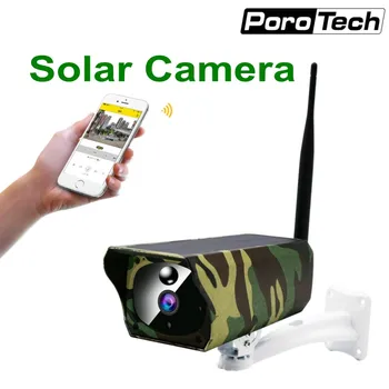 Камуфляжная камера на солнечной энергии Y4 1080P IP67 водонепроницаемая наружная беспроводная охранная Wifi IP-камера PIR с двусторонним звуком
