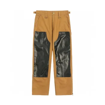 Кожаные Джинсовые брюки NIGO Брюки Ngvp #nigo4629