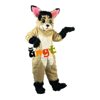 Костюм талисмана Бурого кролика, Маскарадный костюм персонажа на Хэллоуин, Рождественская косплей-вечеринка