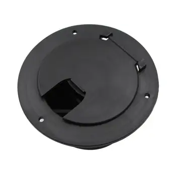 Круглый люк для электрического кабеля, прочный, защищающий от ультрафиолета, диаметр 5,2 дюйма, люк для шнура питания для дома на колесах, люк/крышка черного цвета