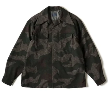 Мужские куртки KAPITAL 2023, Осенний Японский стиль, Ограниченное предложение, Исчезнувший Камуфляж, Повседневное пальто в стиле Милитари для женщин