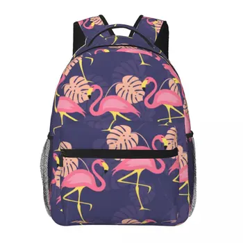 Набор школьных сумок с 3D принтом Фламинго для девочек-подростков, Детский рюкзак для начальной школы, сумки для книг, Детская сумка-ранец