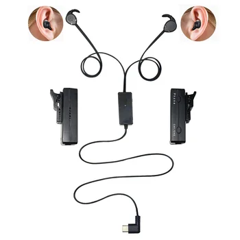 Наушники с двумя объективами, USB-камера, которую можно носить в ушной клипсе, веб-камера с BT и микрофоном для мобильного видеонаблюдения