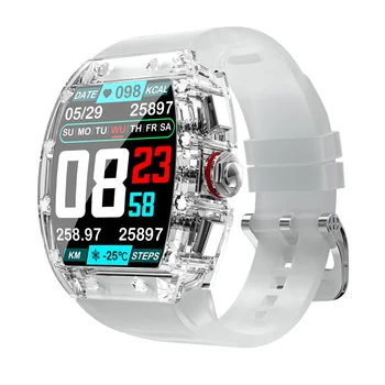 Новые смарт-часы с NFC YD5 Hyaline Shell для женщин, спортивный фитнес-трекер, модные мужские водонепроницаемые часы для Xiaomi