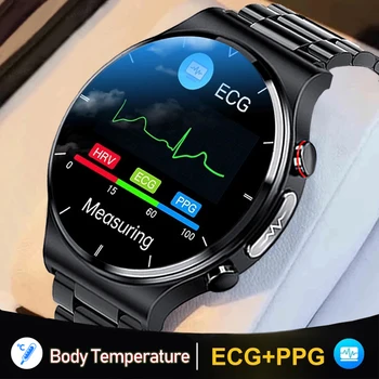 Новые умные часы для Здоровья, мужские часы для измерения артериального давления, сердечного ритма, ЭКГ, Водонепроницаемый спортивный Фитнес-трекер, Умные часы для Huawei Xiaomi