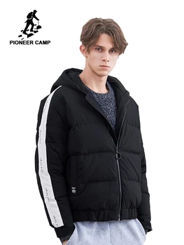 Пионерский лагерь, модная мужская пуховая куртка в полоску, брендовая одежда, зимнее пальто на утином пуху, мужская пуховая куртка высшего качества AYR801429