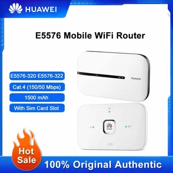 Разблокированный Беспроводной маршрутизатор HUAWEI E5576-320 150 Мбит/с MiFi Портативный Уличный Модем 4G WiFi Sim-карта E5576-322 Мобильная точка доступа Wi-Fi