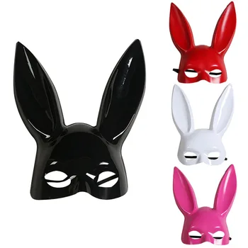 Рождественский подарок, Сексуальная Маска, Украшение для вечеринки, Хэллоуин, Забавная маска для Кролика, Маска для девочки-кролика 0