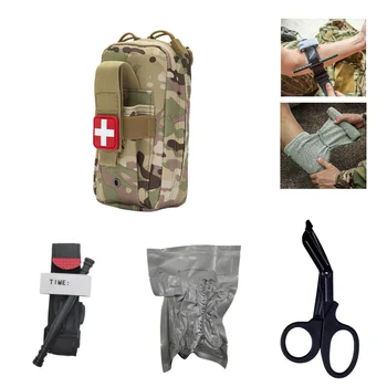 Тактический Molle Медицинский EDC Чехол EMT Аварийная Повязка Жгут Ножницы Аптечка Первой Помощи Сумка Для Выживания Военный Пакет