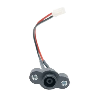 Электрический Скутер Зарядное устройство Шнур Кабель Зарядный порт для скутера Xiaomi Ninebot ES1 ES2 ES3 ES4